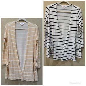 Lularoe 2 Cardigan Bundle – Size Small – New Without Tags
